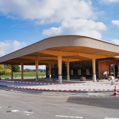 Neubau Reisemobilcarport, Kleinandelfingen